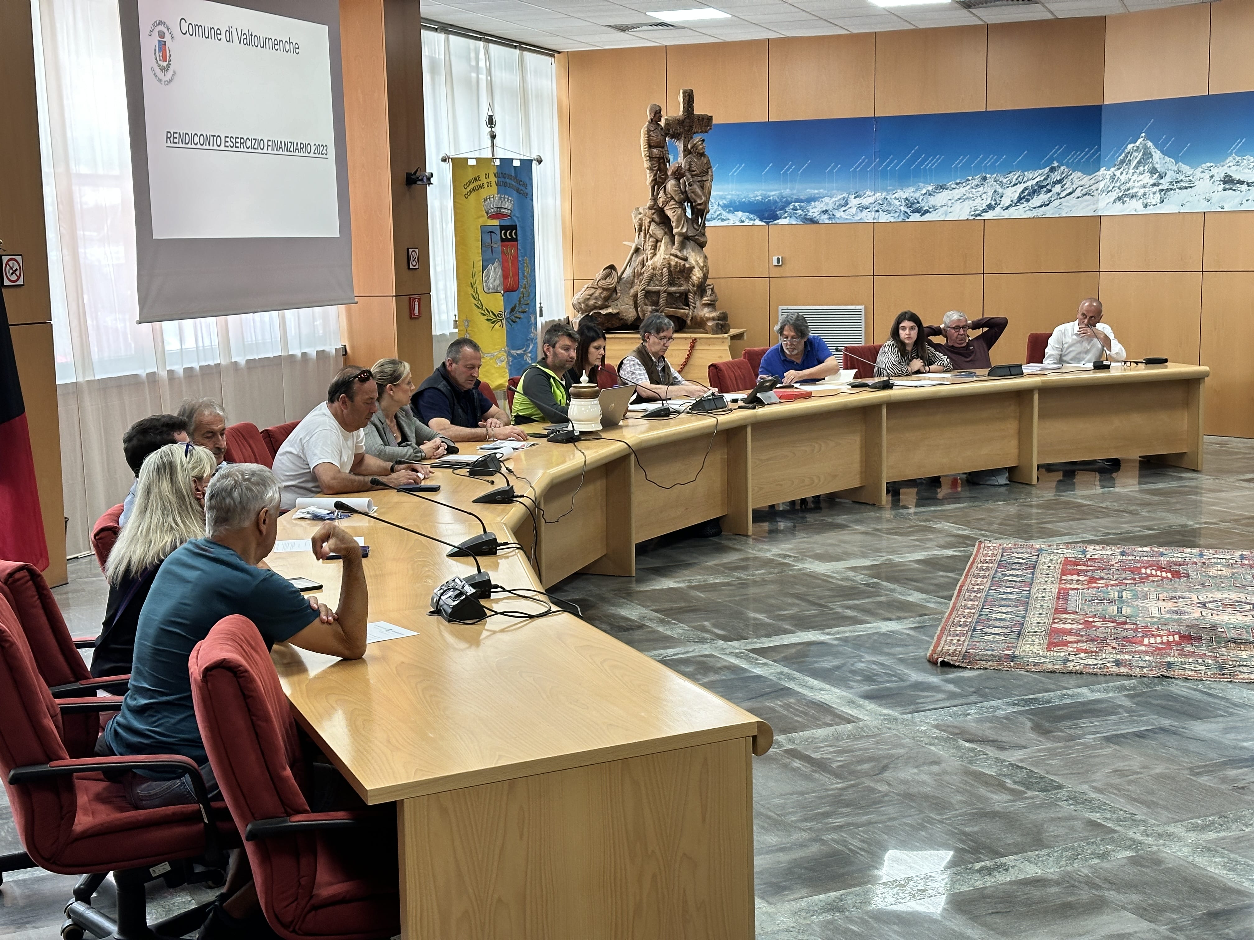 Consiglio comunale valtournenche 9 luglio 2024
