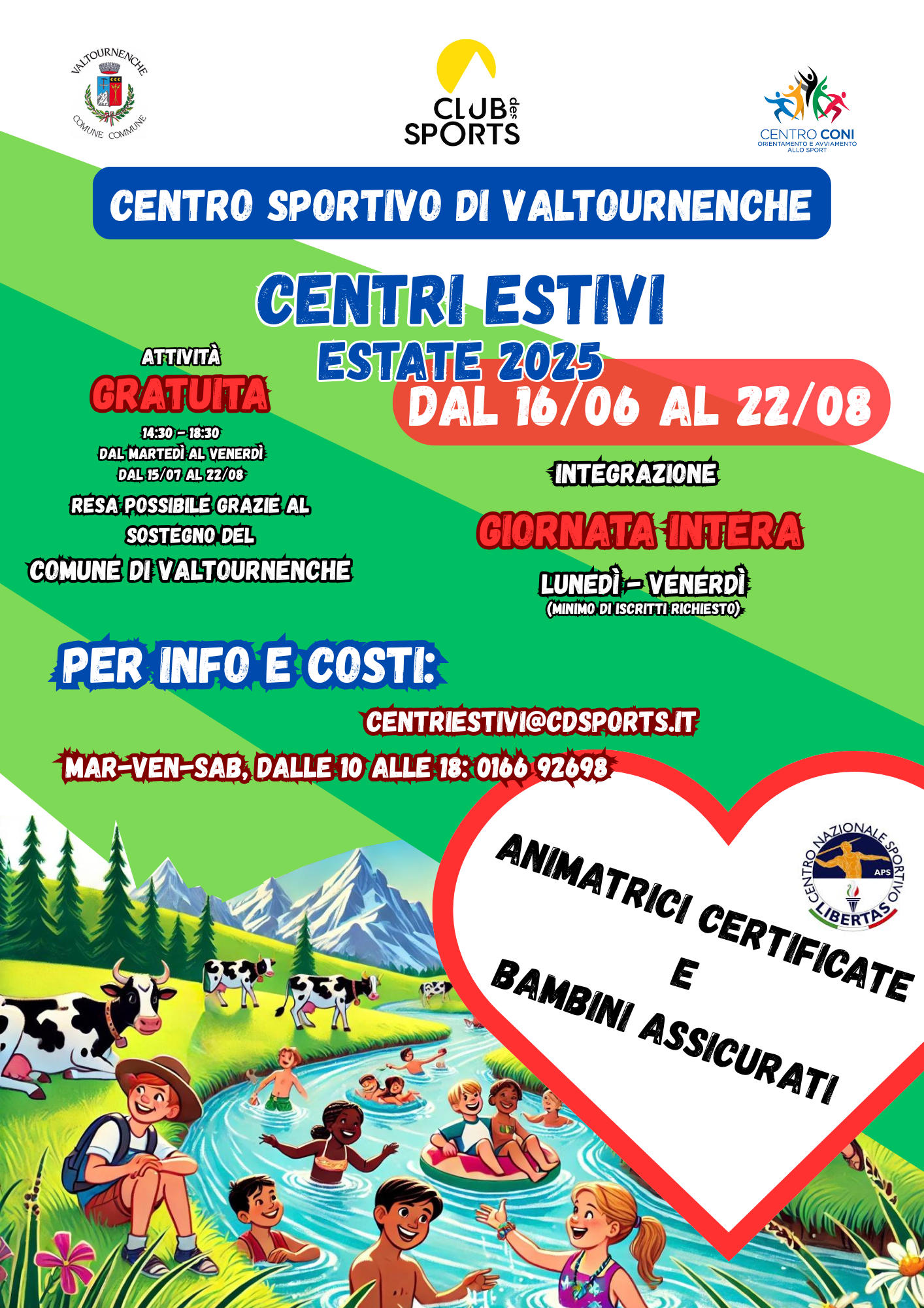 Volantino centri estivi 2025